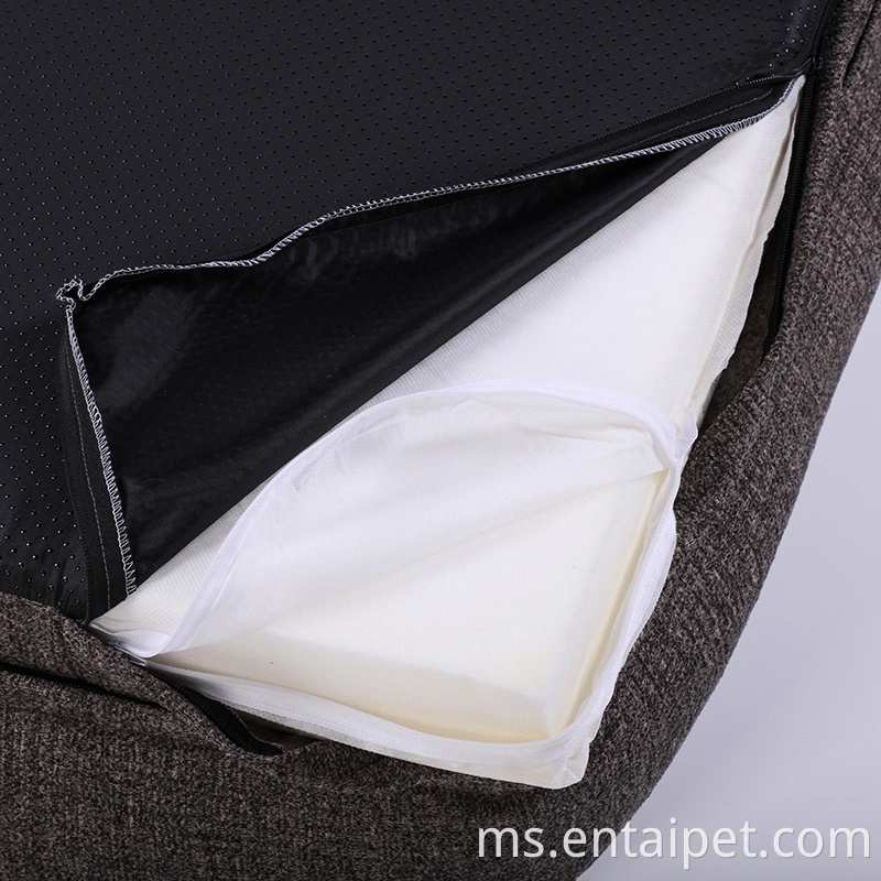 Katil sofa haiwan peliharaan faux faux mewah berkualiti tinggi